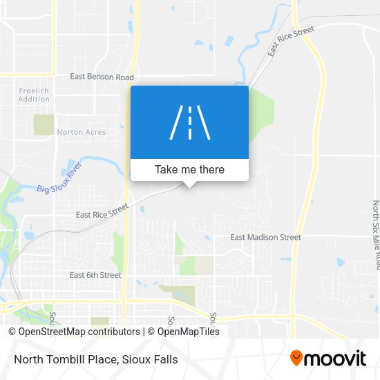 Mapa de North Tombill Place