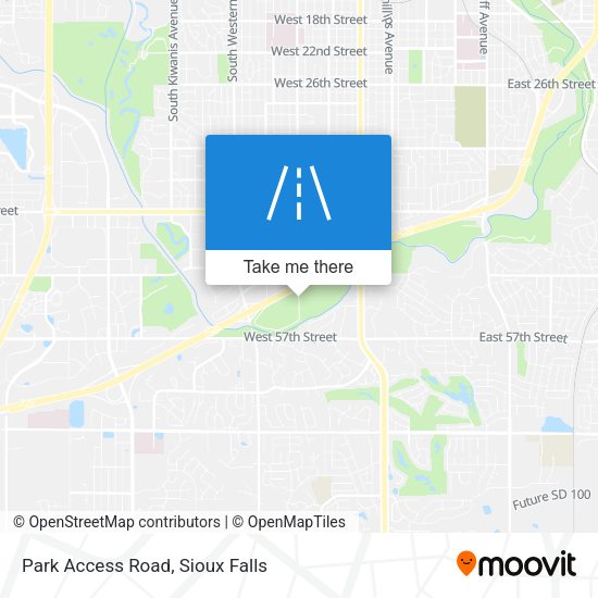 Mapa de Park Access Road