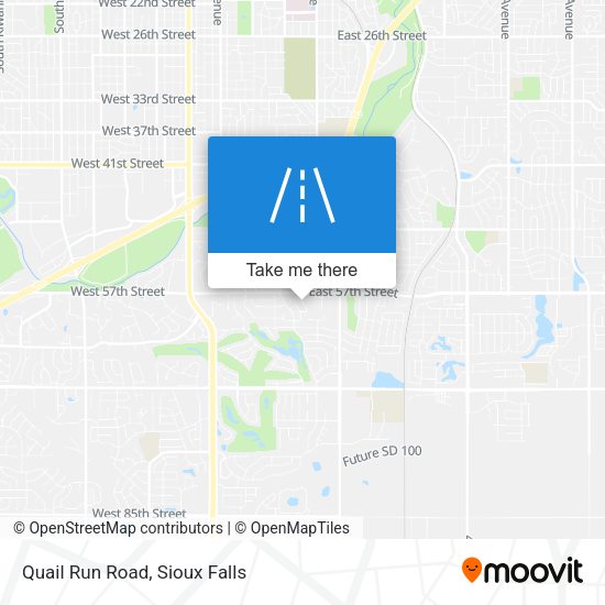 Quail Run Road map