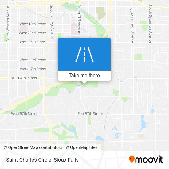 Saint Charles Circle map