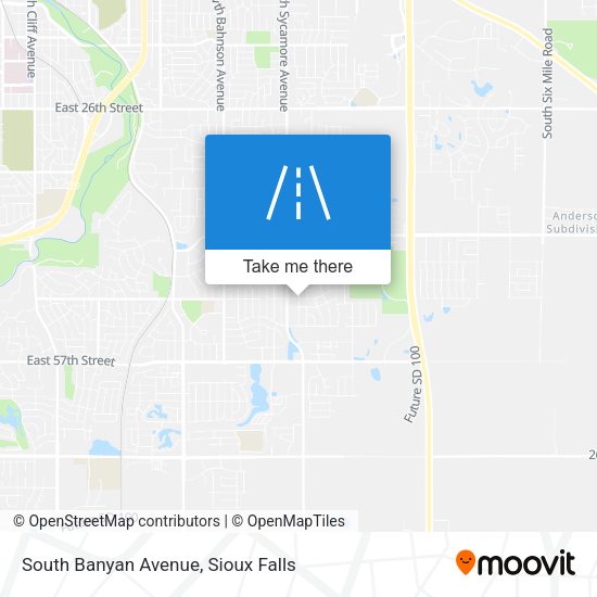 South Banyan Avenue map