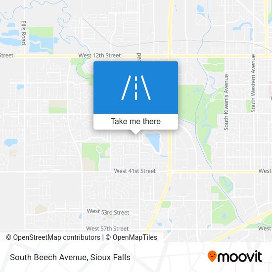 Mapa de South Beech Avenue