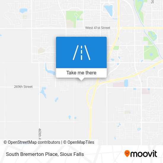 South Bremerton Place map