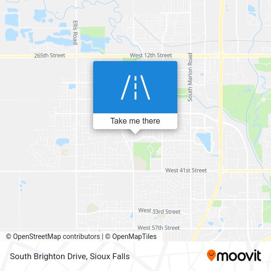 South Brighton Drive map