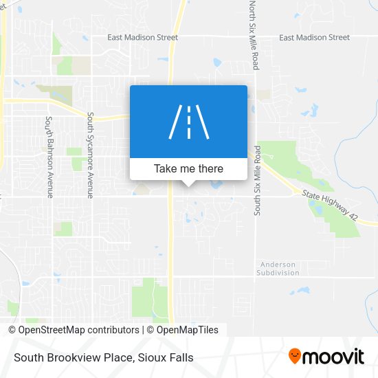 South Brookview Place map