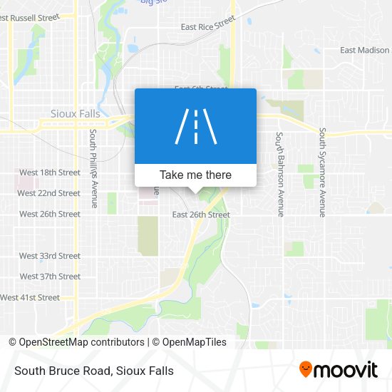 Mapa de South Bruce Road