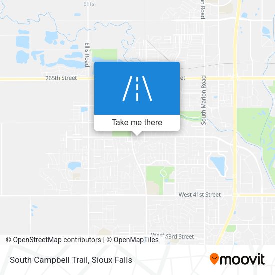 South Campbell Trail map