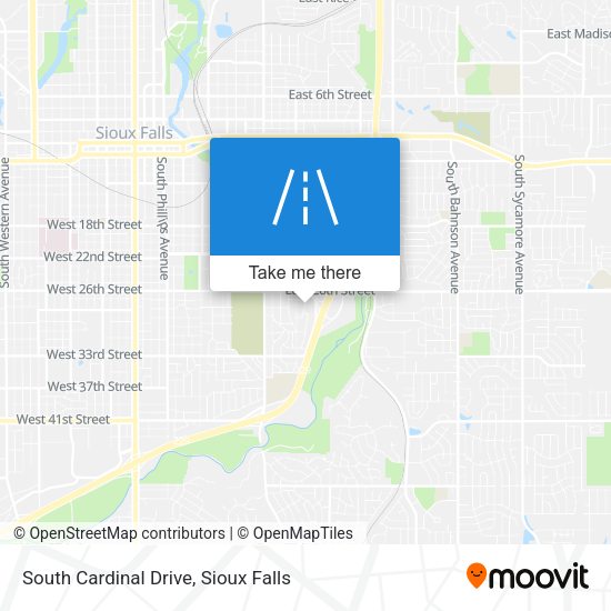 Mapa de South Cardinal Drive