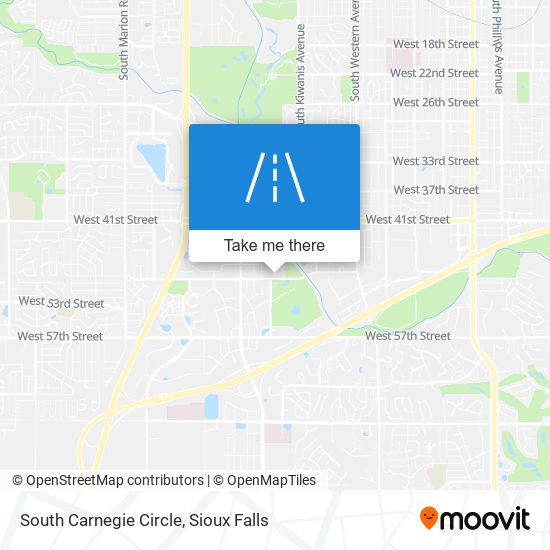 South Carnegie Circle map