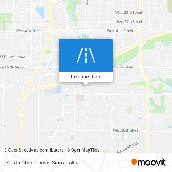 South Chuck Drive map