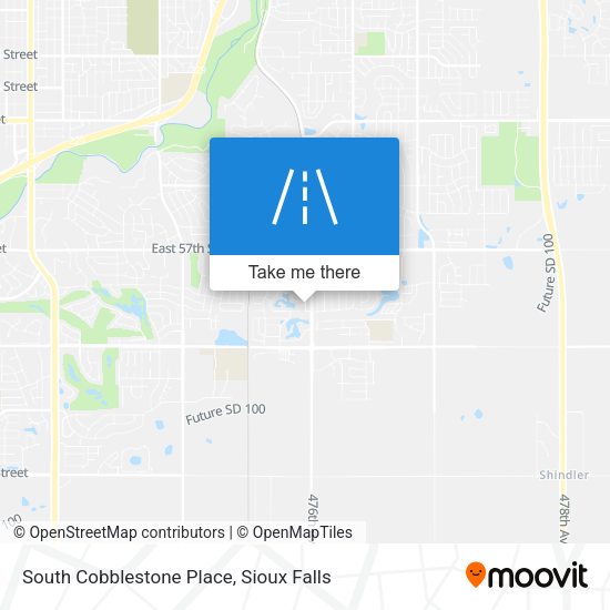 Mapa de South Cobblestone Place