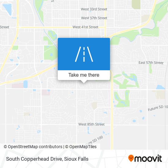 South Copperhead Drive map