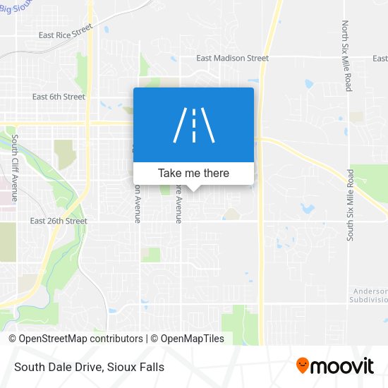 South Dale Drive map
