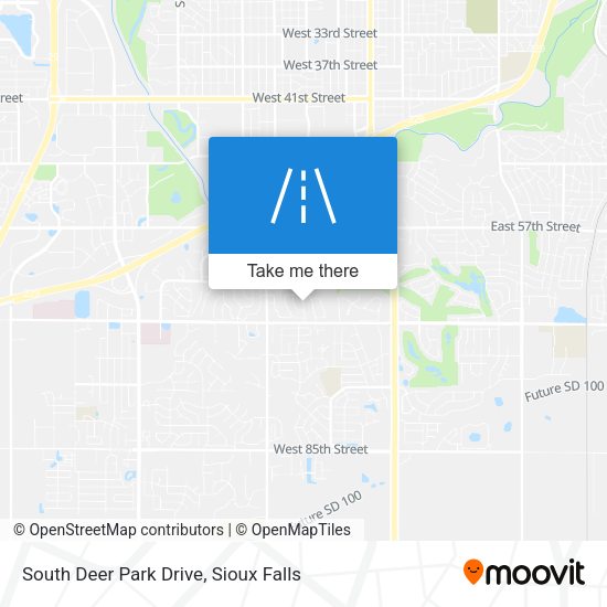 South Deer Park Drive map