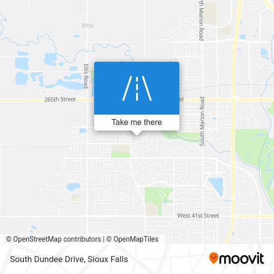 South Dundee Drive map