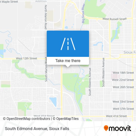 South Edmond Avenue map