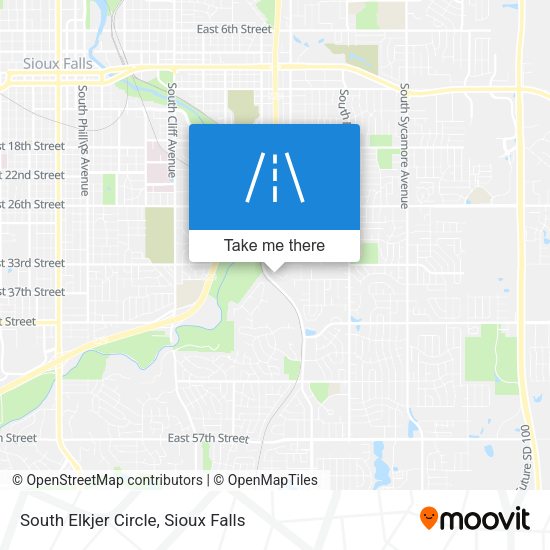 South Elkjer Circle map