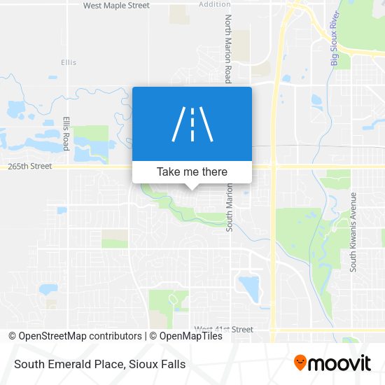 South Emerald Place map