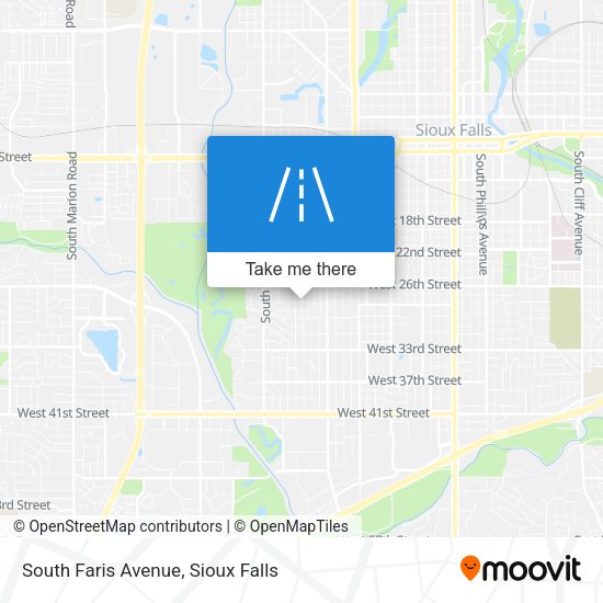 Mapa de South Faris Avenue