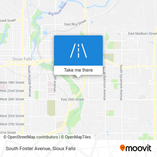 Mapa de South Foster Avenue