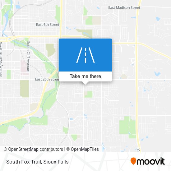 South Fox Trail map
