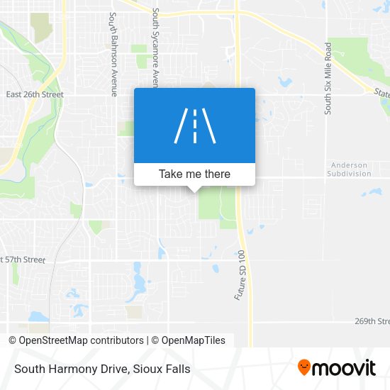 South Harmony Drive map