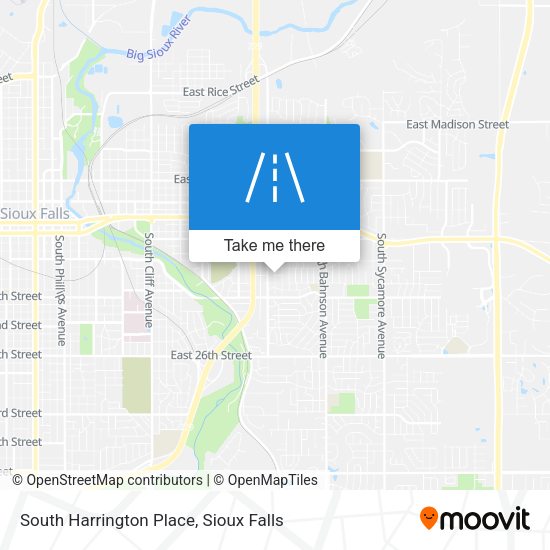 South Harrington Place map
