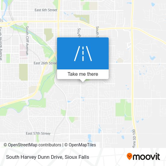 Mapa de South Harvey Dunn Drive