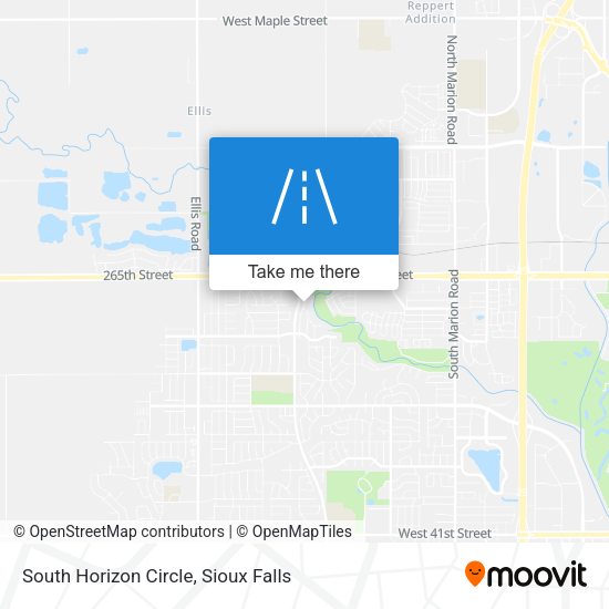 Mapa de South Horizon Circle
