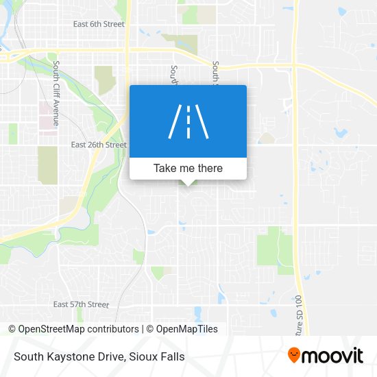 Mapa de South Kaystone Drive