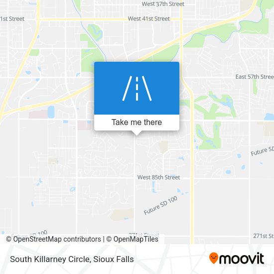 South Killarney Circle map