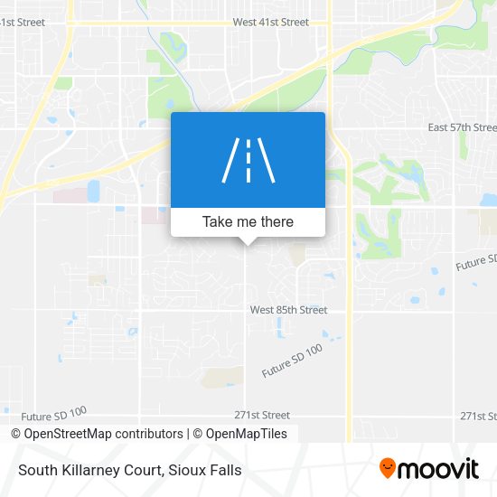 South Killarney Court map