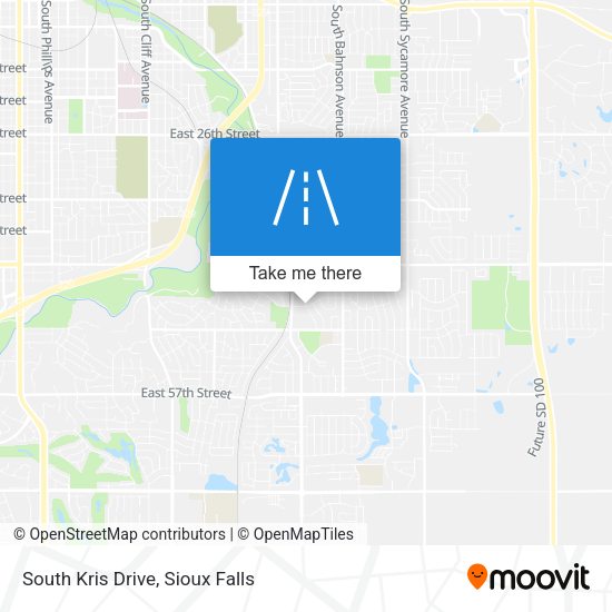 South Kris Drive map