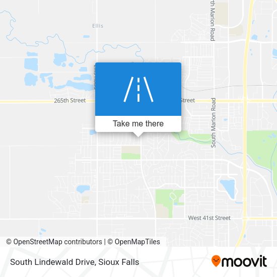 South Lindewald Drive map