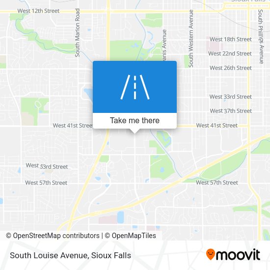 Mapa de South Louise Avenue