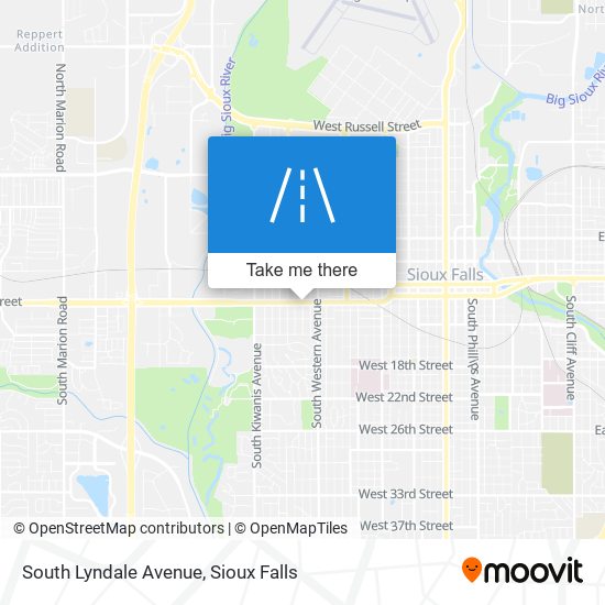 South Lyndale Avenue map