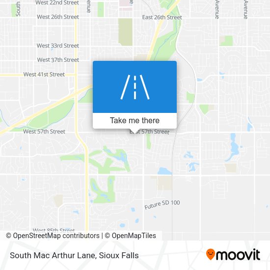 Mapa de South Mac Arthur Lane