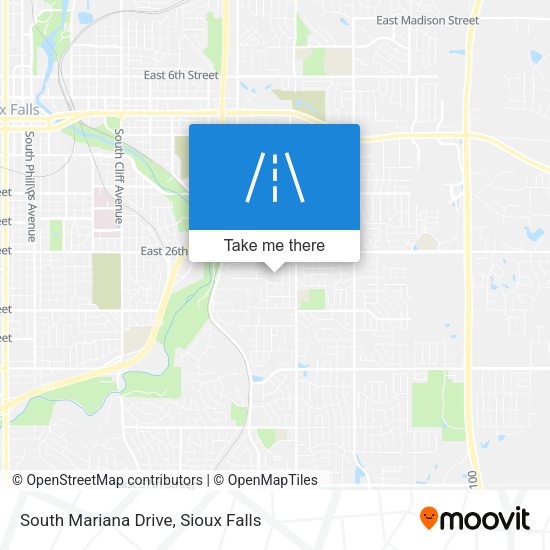 South Mariana Drive map