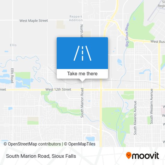 South Marion Road map