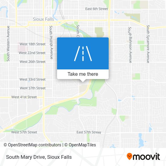 Mapa de South Mary Drive