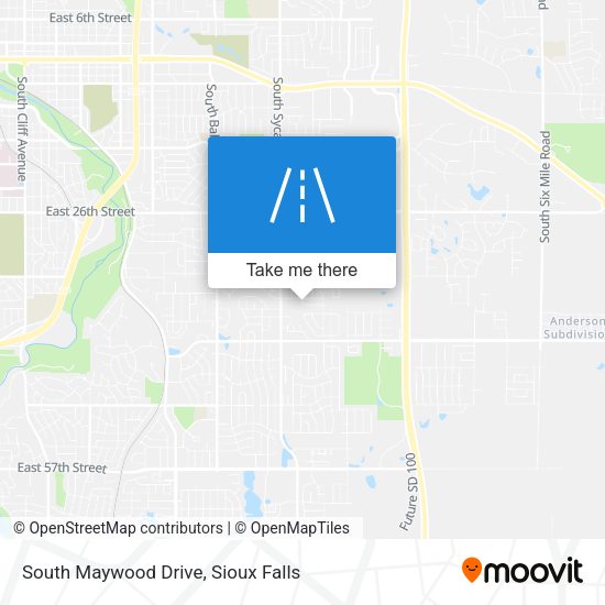 South Maywood Drive map