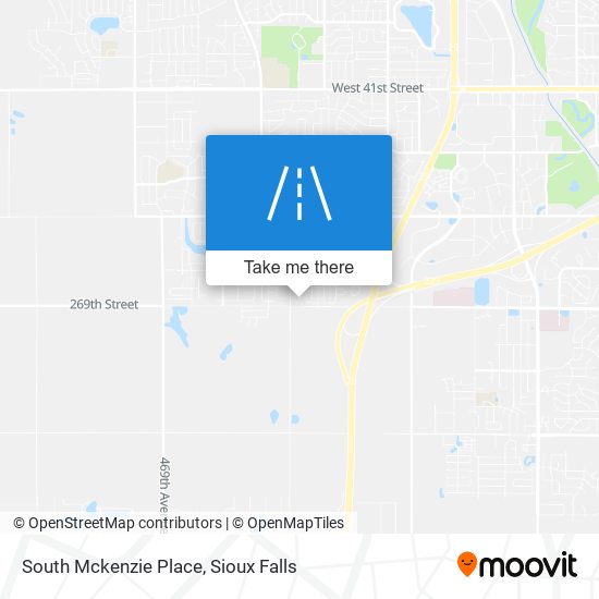 Mapa de South Mckenzie Place