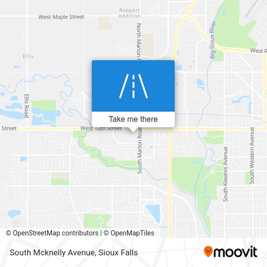 Mapa de South Mcknelly Avenue