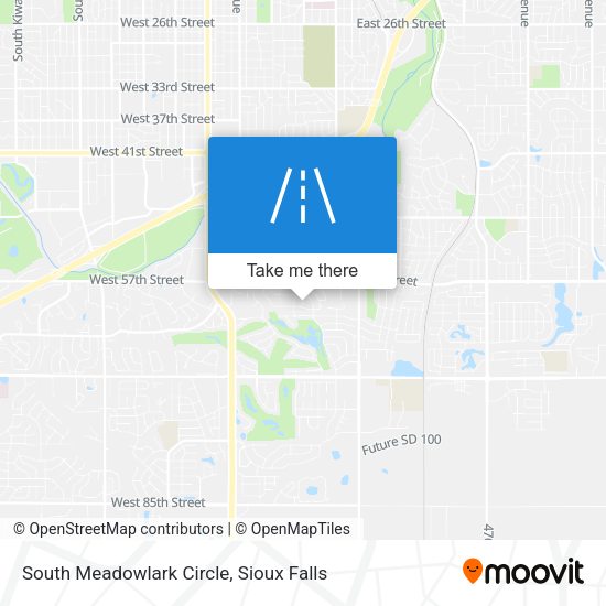 South Meadowlark Circle map