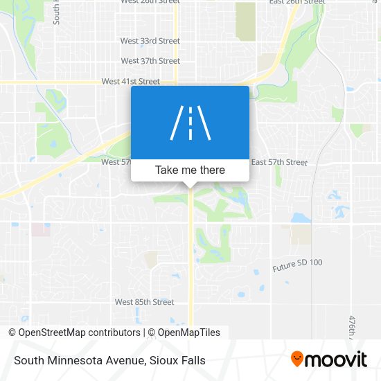 South Minnesota Avenue map