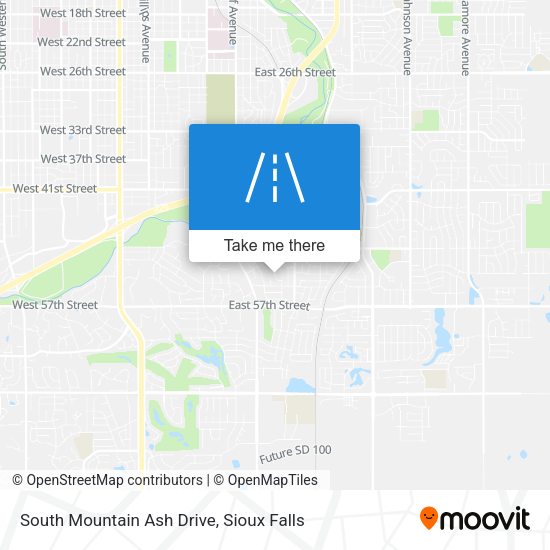 Mapa de South Mountain Ash Drive