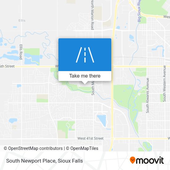South Newport Place map