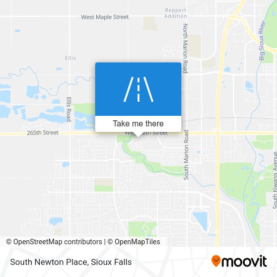 Mapa de South Newton Place