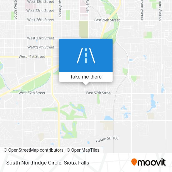 South Northridge Circle map