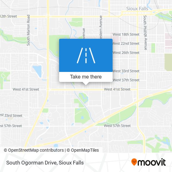 South Ogorman Drive map